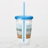 Custom Foto Text Acrylic Tumbler Ihr Foto Geschenk Acryltrinkbecher (Rechts)
