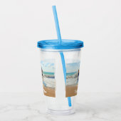Custom Foto Text Acrylic Tumbler Ihr Foto Geschenk Acryltrinkbecher (Links)