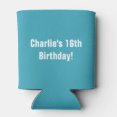 CUSTOM FOTO, TEXT & FARBE kann kühler werden Dosenkühler (Rückseite)