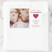 CUSTOM FOTO, TEXT & FARBkleber Rechteckiger Aufkleber (Tasche)