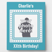 CUSTOM-FOTO, TEXT & FARBplakette Fotoplatte (Vorderseite)