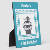 CUSTOM-FOTO, TEXT & FARBplakette Fotoplatte (Seite)