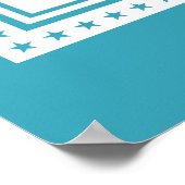 CUSTOM FOTO, TEXT & FARBPoster Poster (Ecke)