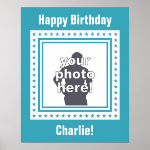 CUSTOM FOTO, TEXT & FARBPoster Poster