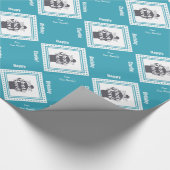 CUSTOM FOTO-, TEXT- und FARBverpackungspapier Geschenkpapier (Ecke)