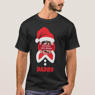 Custom Foto Text Weihnachtsmann Weihnachten T - Sh T-Shirt