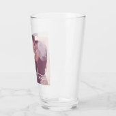 Custom Foto Together Forever Typografy Glass Cup Glas (Links)
