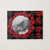 Custom Foto True Love Valentine Puzzle (Horizontal)