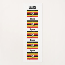 Custom Foto UGANDA FLAG Yogamatte