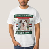 Custom Foto Ugge Christmas Sweater Tshirt Funny (Vorderseite)