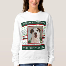 Custom Foto Ugge Weihnachts Sweater Funny Xmas