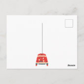 Custom Foto Ugly Christmas Sweater Postkarte (Rückseite)