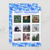CUSTOM FOTO Ugly Hanukkah Sweaters Niedlich Flat C (Vorne/Hinten)
