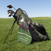 CUSTOM FOTO UND TEXT GRÜNE/EFA GOLFHANDTUCH (Gras)