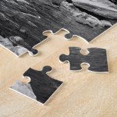 Custom Foto Unity Wedding Black & White Puzzle (Seite)