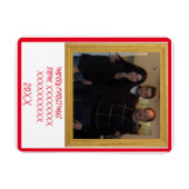 CUSTOM FOTO URLAUB GREETING CARD MAGNET (Horizontal)