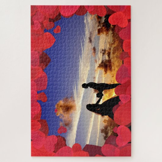 Custom Foto Valentine's Jigsaw Puzzle (Vertikal)