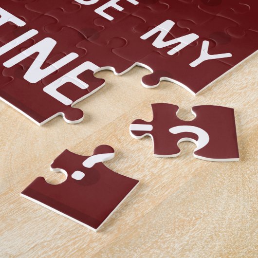 Custom Foto Valentine's Jigsaw Puzzle (Seite)