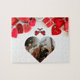 Custom Foto Valentine's Jigsaw Puzzle