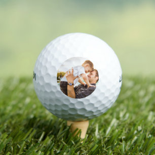 Custom Foto Vatertag Geschenk Golfball