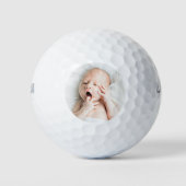 Custom Foto Vatertag Golf Balls Golfball (Vorderseite)