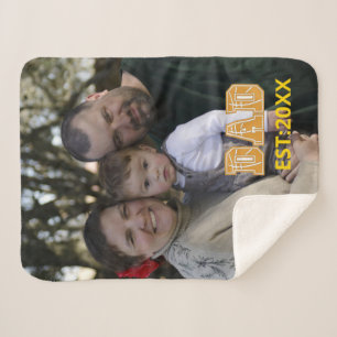 Custom Foto Vathage Tag Sport Vater Basketball Vat Sherpadecke