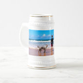 Custom Foto von Beer Stein Your Pets Fotos von Gif Bierglas (Vorderseite Links)