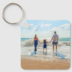Custom Foto von Keychain Your Family Design - Summ Schlüsselanhänger