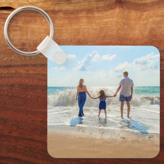 Custom Foto von Keychain Your Family Design - Summ Schlüsselanhänger (Vorderseite)