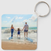 Custom Foto von Keychain Your Family Design - Summ Schlüsselanhänger (Rückseite)