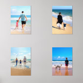 Custom Foto Wall Art Set Geschenk mit Ihren Fotos (Vorderseite)