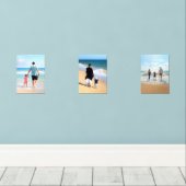 Custom Foto Wall Set Ihre Lieblings-Fotos (Holzboden)
