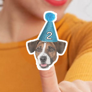 Custom Foto Waterproof Vinyl Hund Mama Geburtstag Aufkleber