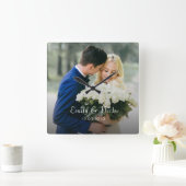 Custom Foto Wedding Acrylwand Uhr (Zuhause)