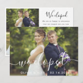 Custom Foto Wedding Ankündigung (Vorne/Hinten)