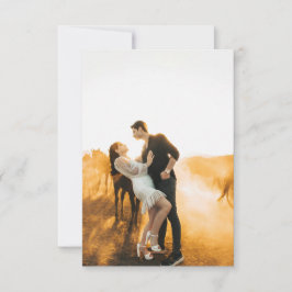 Custom Foto Wedding Cards Dankeskarte