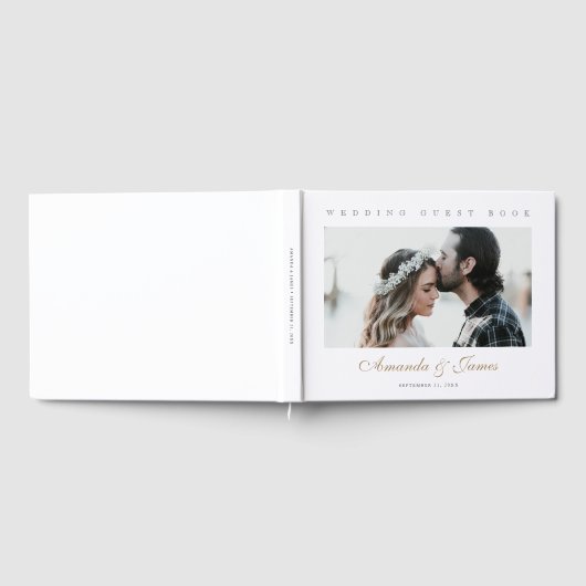 Custom Foto Wedding Gästebuch (Voll)