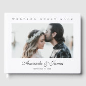 Custom Foto Wedding Guest Book Gästebuch (Vorderseite)