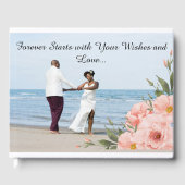 Custom Foto Wedding Guest Book Gästebuch (Vorderseite)