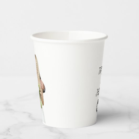 Custom Foto Wedding Paper Cups Pappbecher (Links)