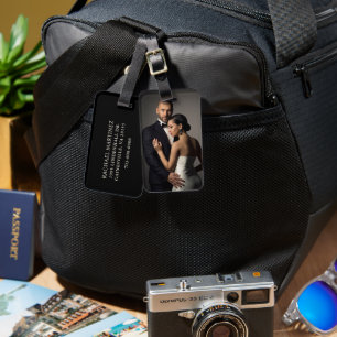 Custom Foto Wedding Portrait Honeymoon Gepäckanhänger