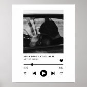 Custom Foto Wedding Song Poster (Vorne)