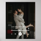 Custom Foto Wedding Song Poster (Vorne)