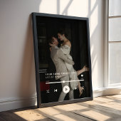 Custom Foto Wedding Song Poster