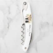 Custom Foto Wedding Trauzeuge Gefallen Kellnermesser (Vorderseite)