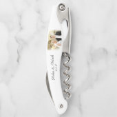 Custom Foto Wedding Trauzeuge Gefallen Kellnermesser (Rückseite)