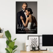 Custom Foto Wedding Welcome Poster (Heimbüro)