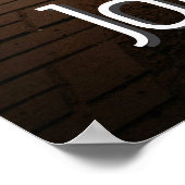 Custom Foto Wedding Welcome Poster (Ecke)