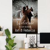 Custom Foto Wedding Welcome Poster (Heimbüro)