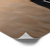 Custom Foto Wedding Welcome Printed Poster (Ecke)